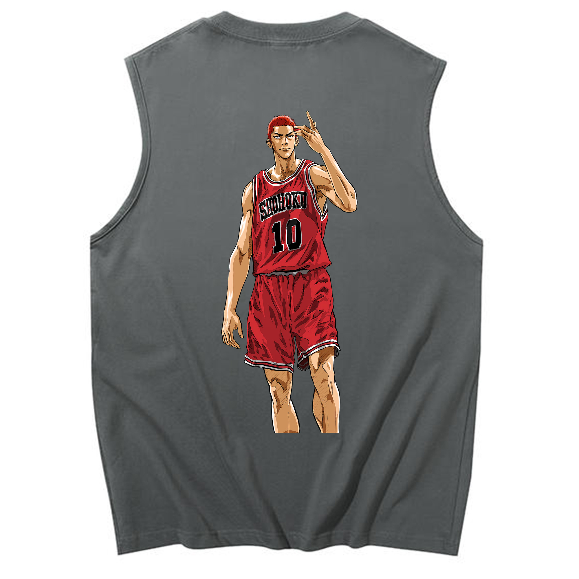 （画像用） SLAM DUNK／スラムダンク コットン100％タンクトップ（背面プリント）